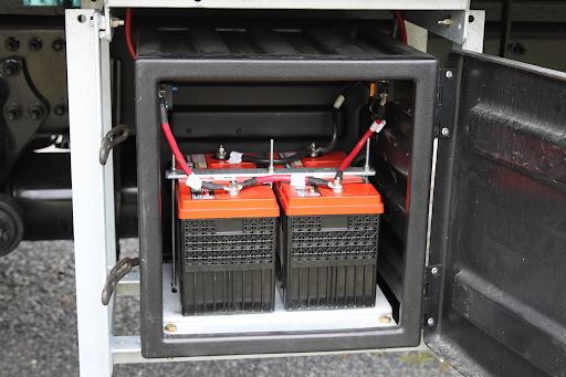 Rotomolded battery boxes 