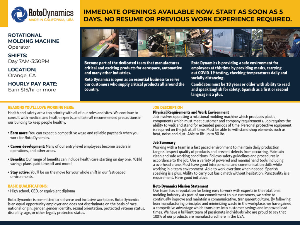 Roto Dynamics brochure
